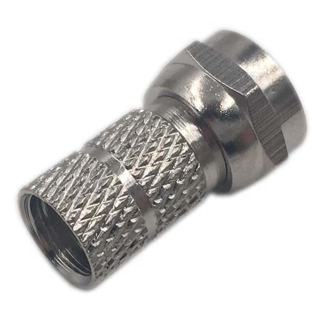 small nut RG6/RG59/RG58 twist on F male coaxial F connector