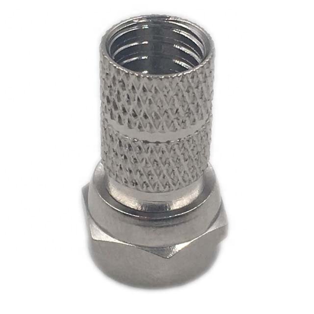 small nut RG6/RG59/RG58 twist on F male coaxial F connector