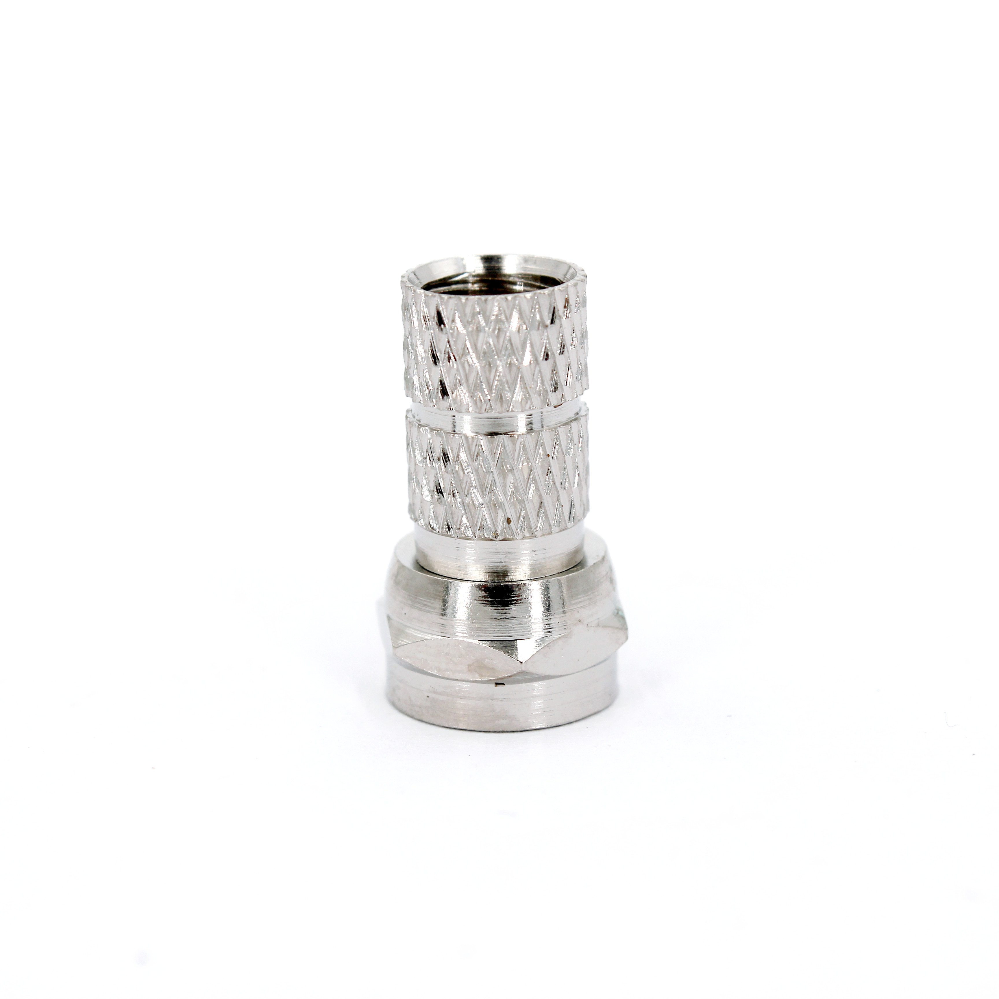 small nut RG6/RG59/RG58 twist on F male coaxial F connector