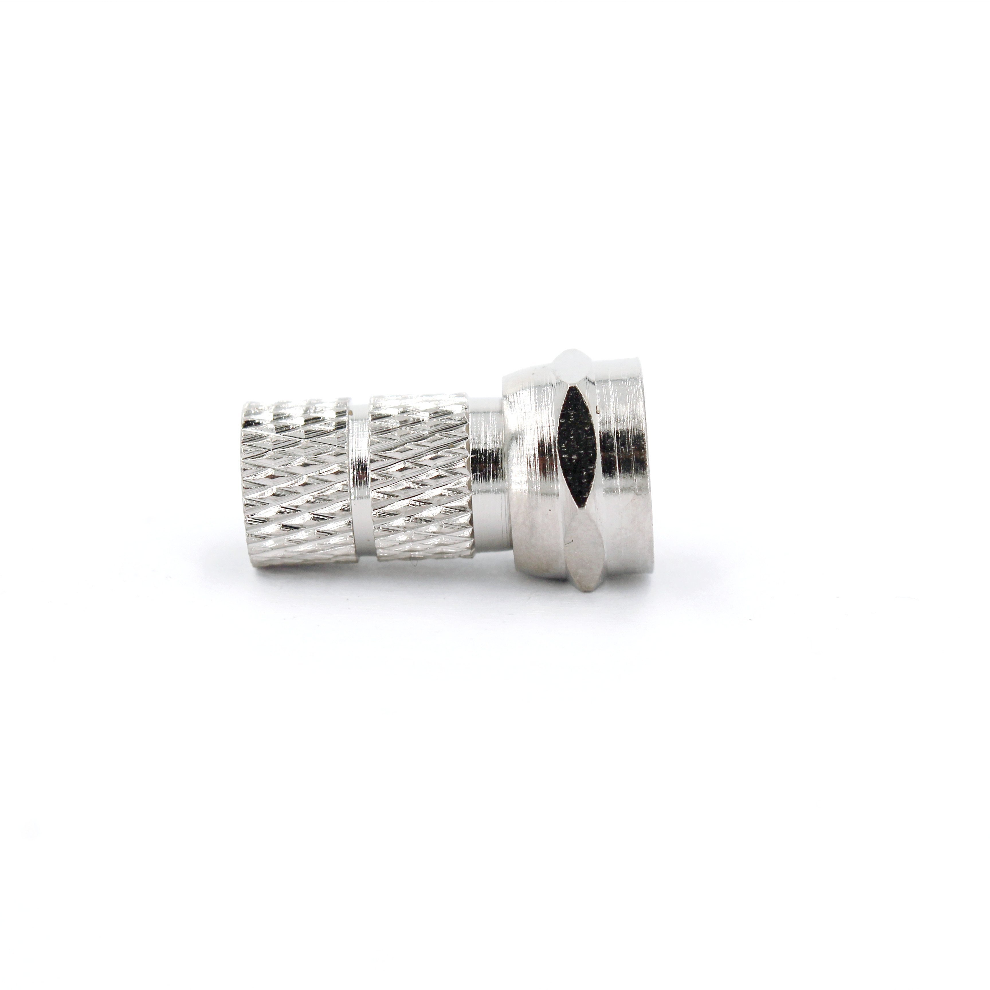 small nut RG6/RG59/RG58 twist on F male coaxial F connector