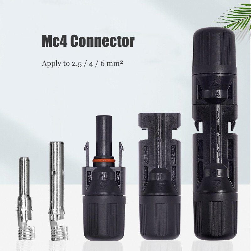 Solar Panels MC4 Connector for PV Cable IP68 Waterproof Solar Power Connector