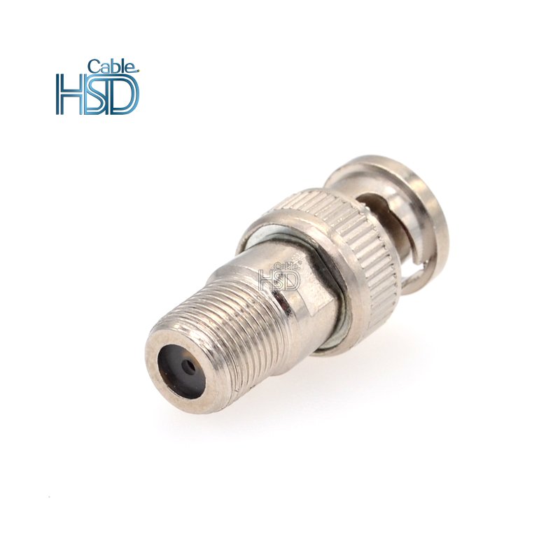 High Quality Factory Male RG59 RG6 Coaxial BNC Fat Connector Plug