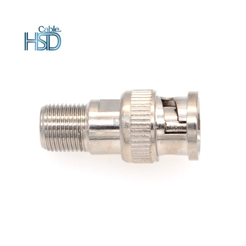 High Quality Factory Male RG59 RG6 Coaxial BNC Fat Connector Plug