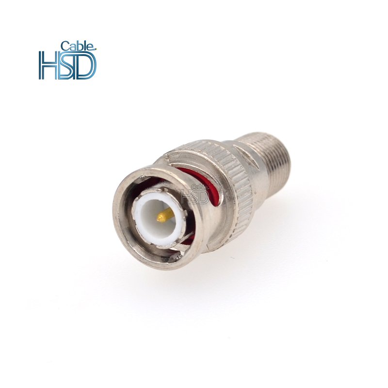 High Quality Factory Male RG59 RG6 Coaxial BNC Fat Connector Plug