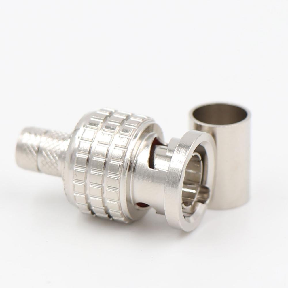 Bnc Male 75ohm 12GHz Connector.BNC Female Rf Coaxial Connector. SDI 12GHz connector for RG6 cables
