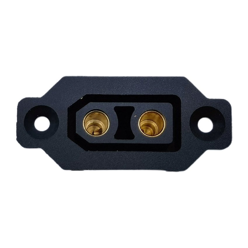 Original Amass XT90 Bulkhead Mount Panel Mount Black Wall Mount XT90E XT90E-M XT90E-F male female Mountable Connector