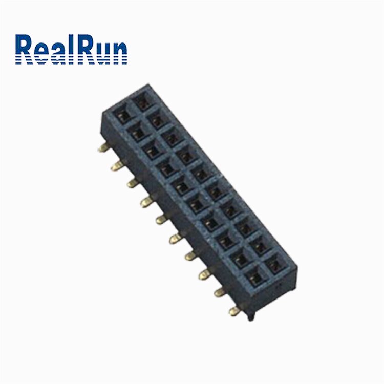 China Factory Customize Pitch 14 Pin SMT Female Connector Pin Header 1,27 Double