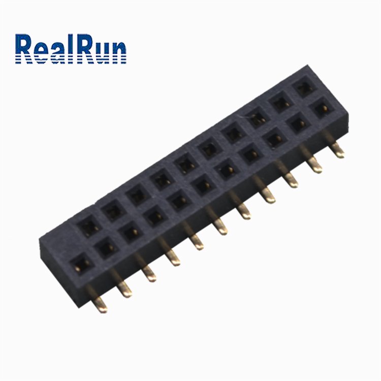 China Factory Customize Pitch 14 Pin SMT Female Connector Pin Header 1,27 Double