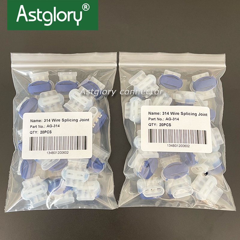 Similar AS 3M IDC 314-Box Wire Connectors Waterproof Grease Gel Filled 22-14 AWG Self-Stripping 314 Butt Splice Connector