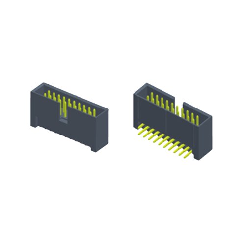 Soulin Custom SIP Socket Dual Row 1.27mm Pitch H5.7 SMT Box Header Connector