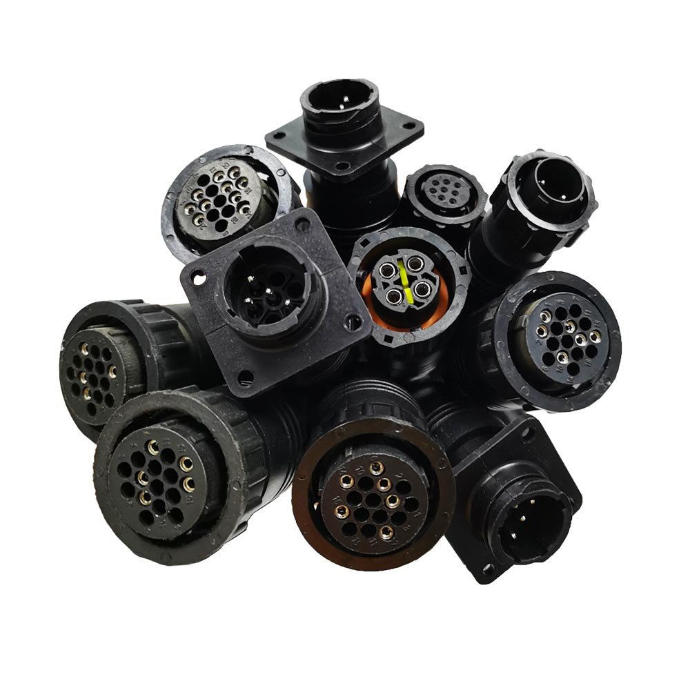 amphenol 182651 plastic superseal series waterproof connector 4 pin round connector amp cpc