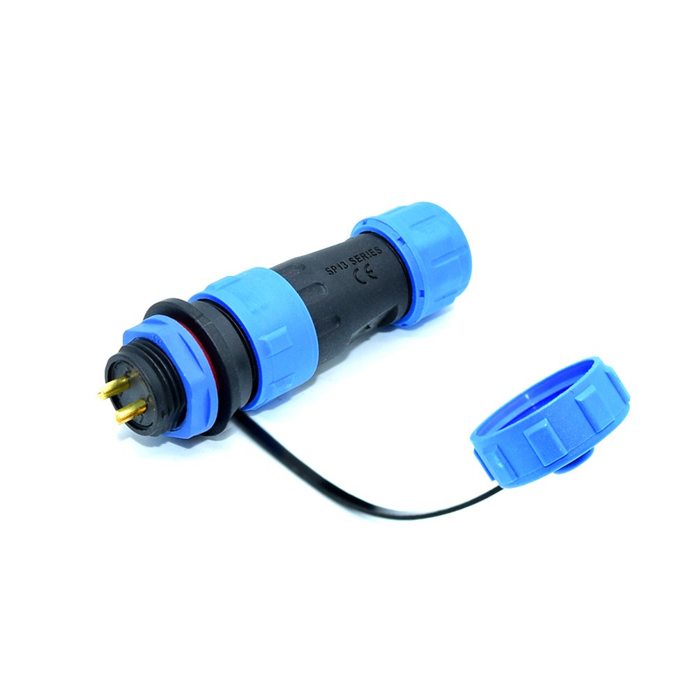 SP17 2 pin SP13 SP21 2/3/4/5/6/7/9 Pin waterproof connector Aviation male to female panel mount waterproof connector