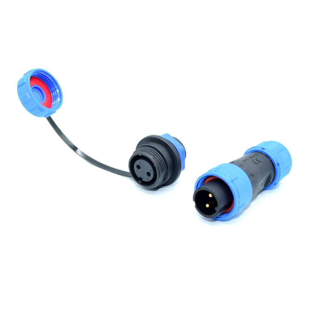 SP17 2 pin SP13 SP21 2/3/4/5/6/7/9 Pin waterproof connector Aviation male to female panel mount waterproof connector