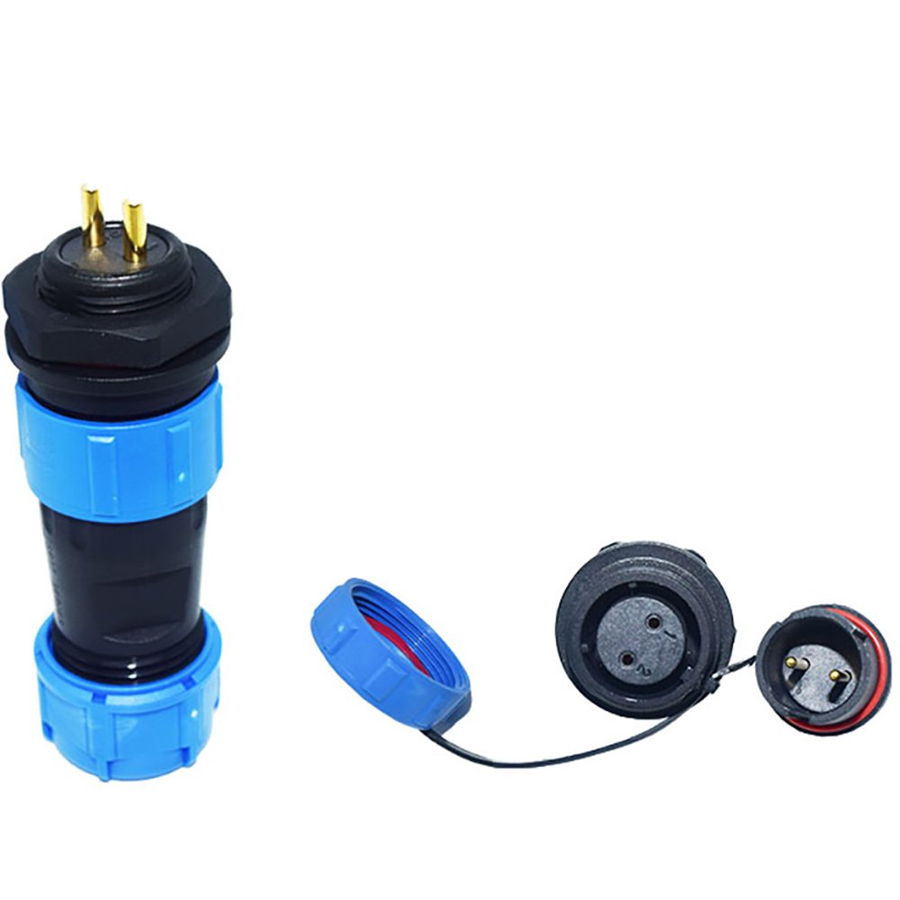 SP17 2 pin SP13 SP21 2/3/4/5/6/7/9 Pin waterproof connector Aviation male to female panel mount waterproof connector