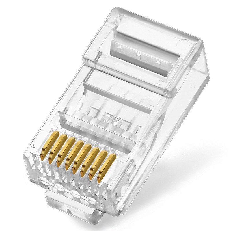 Gold Plated RJ45 Network Modular Plug CAT5/CAT5e/CAT6 Connector 8P8C UTP Unshielded Cable High Quality Cat Series Rj45 Plug"