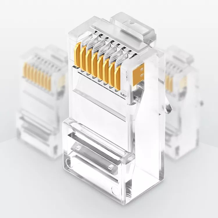 Factory price plug 8P8C RJ45 connector Best brand rj45 connectors Cat5e Cat6 for connect Network