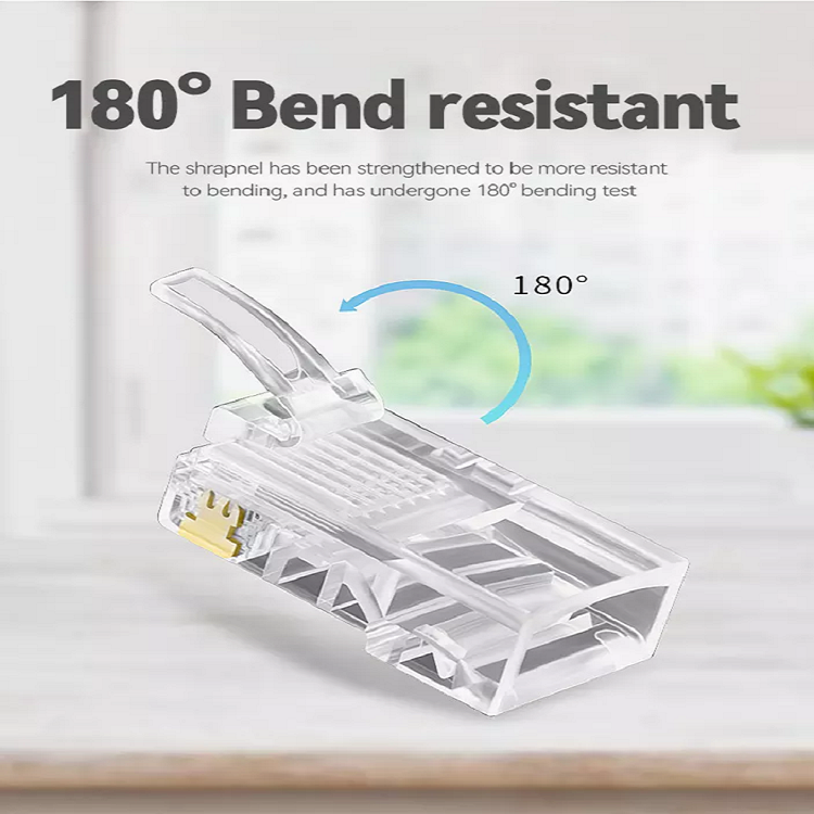 Factory price plug 8P8C RJ45 connector Best brand rj45 connectors Cat5e Cat6 for connect Network