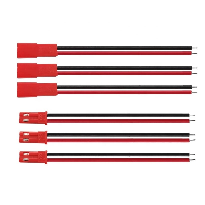 OULAIDA 10Pairs 2 Pin JST Male Female Cable Wire Connector Plug for LED Lamp Strip RC Toys Battery 10cm 20cm