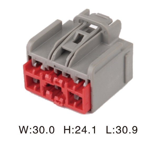 AHI 10 Pin Gray PBT+GF Auto Connector AH7109-1.5/2.8-11