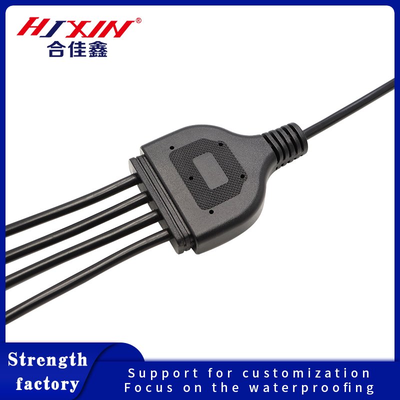 Factory Direct Sale M16Y four-battery connector waterproof connector outdoor wall lamp neon lamp power cord terminal