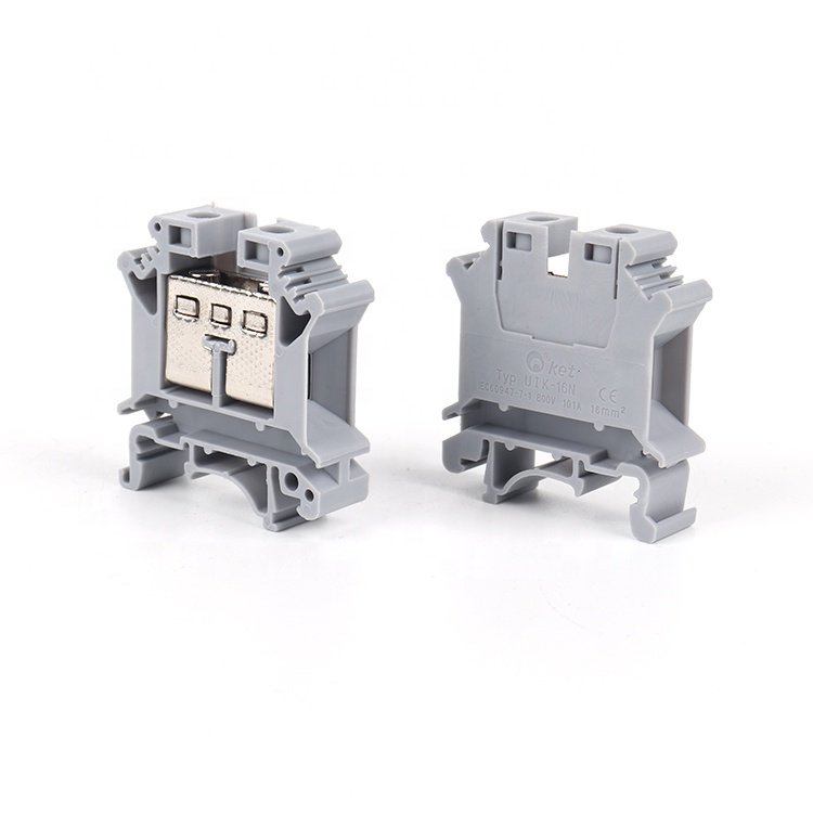 UK 2.5B Feed-through terminal block Copper Wire connector accessories end plate D-KUK 2.5B