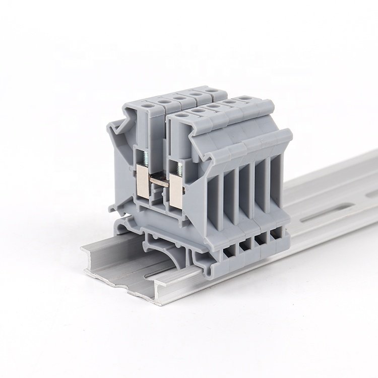UK 2.5B Feed-through terminal block Copper Wire connector accessories end plate D-KUK 2.5B