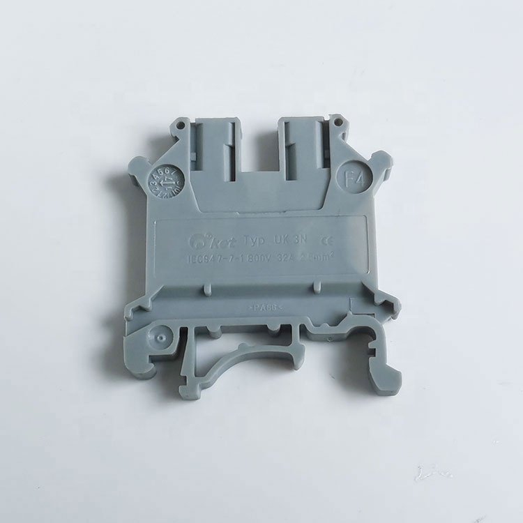 UK 2.5B Feed-through terminal block Copper Wire connector accessories end plate D-KUK 2.5B