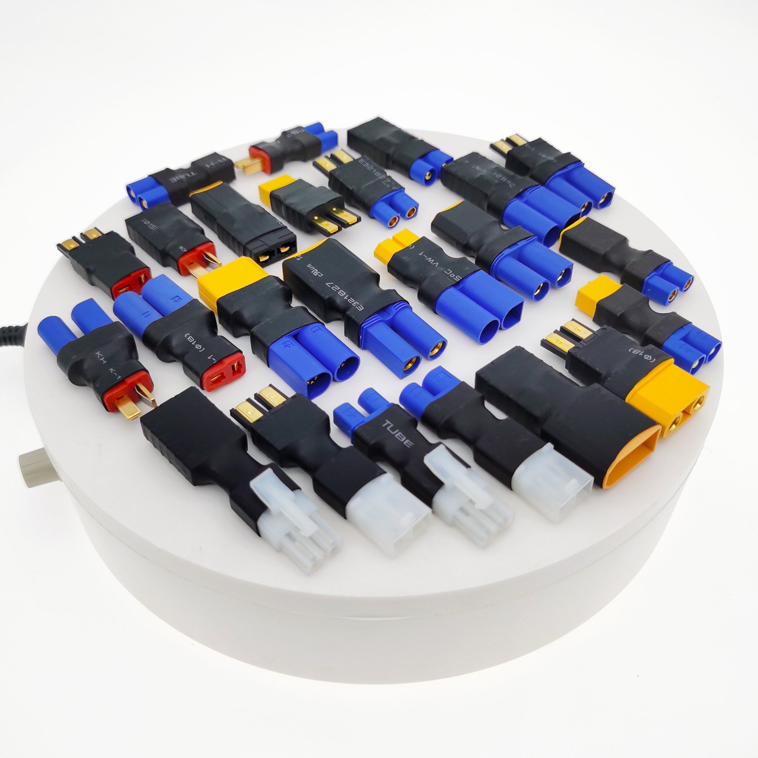 XT60 to XT90 T Y Splitter Adapter/Adaptor Cable | XT90 Parallel Connector 2 Male to 1 Female Adapter