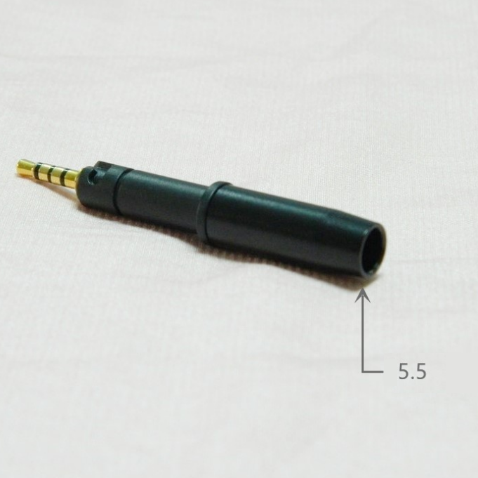 2.5mm Audio Jack 4 Poles Earphone Plug Connector For ATH M70X M50X R70X M40X HD560S