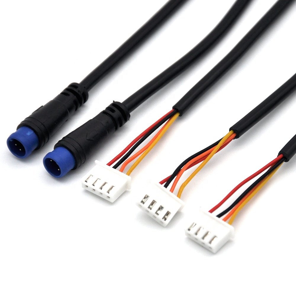 IP67 Ebike Conversion Kit Ebike M8 Cable waterproof 2 PIN 3 PIN 4PIN 5PIN Male Female connector cables