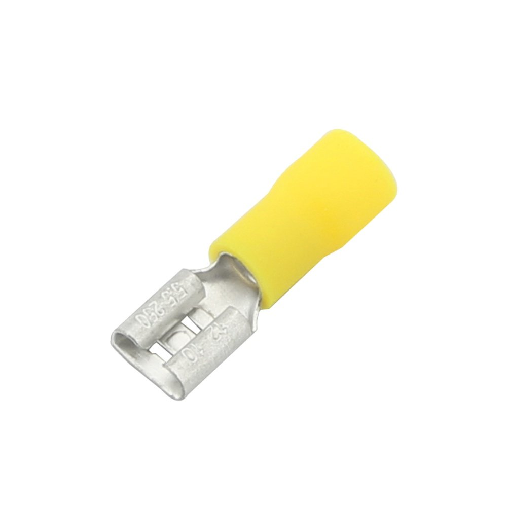 FDD2-250 AWG 16-14 6.3mm Connector Coated Tin PVC Insulated Female terminal Cable Lug