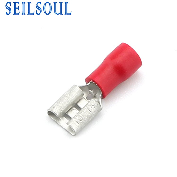 FDD2-250 AWG 16-14 6.3mm Connector Coated Tin PVC Insulated Female terminal Cable Lug