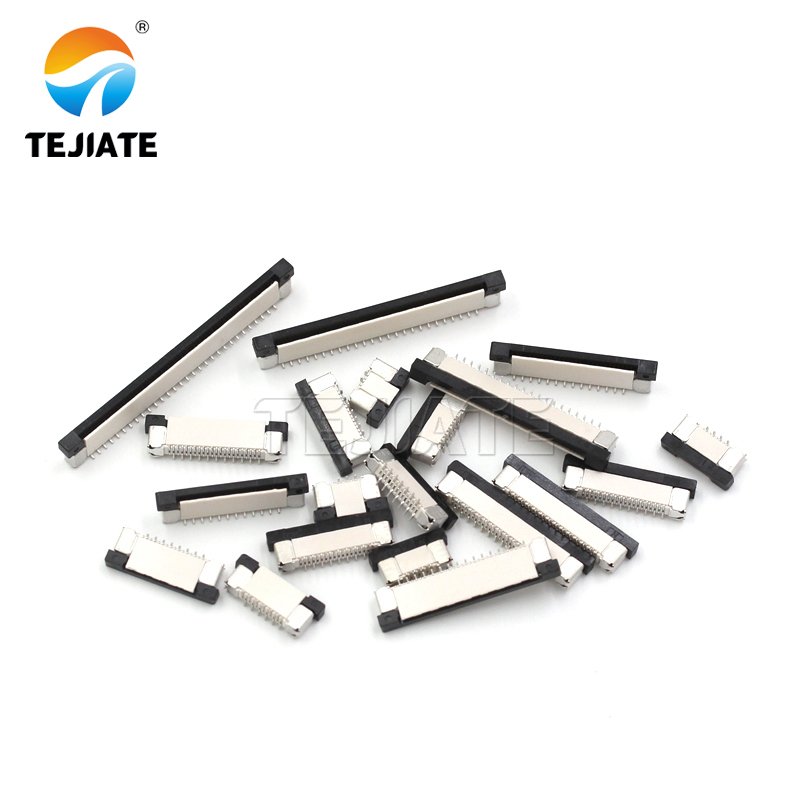 FPC/FFC Flat Cable Socket 0.5MM Pitch Connector 4-60P SMT H2.0MM Pull-out PCB Stand Upright Connection FPC/FFC Connector