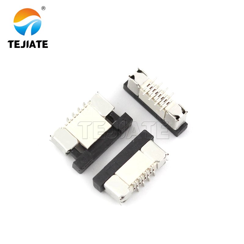 FPC/FFC Flat Cable Socket 0.5MM Pitch Connector 4-60P SMT H2.0MM Pull-out PCB Stand Upright Connection FPC/FFC Connector