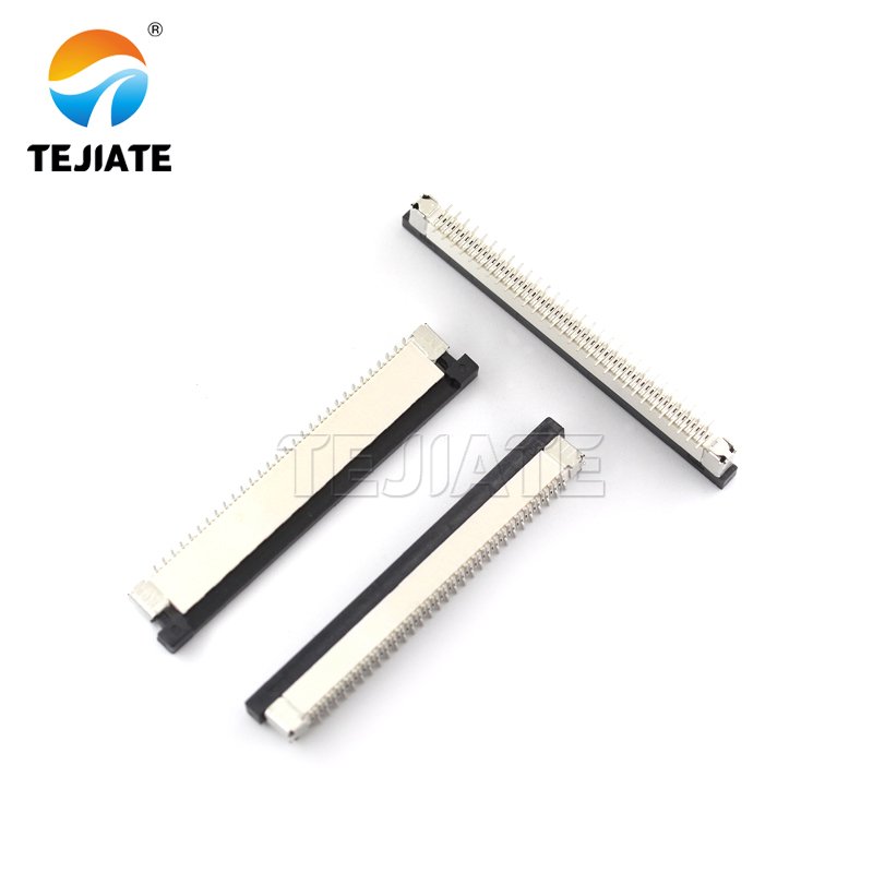 FPC/FFC Flat Cable Socket 0.5MM Pitch Connector 4-60P SMT H2.0MM Pull-out PCB Stand Upright Connection FPC/FFC Connector