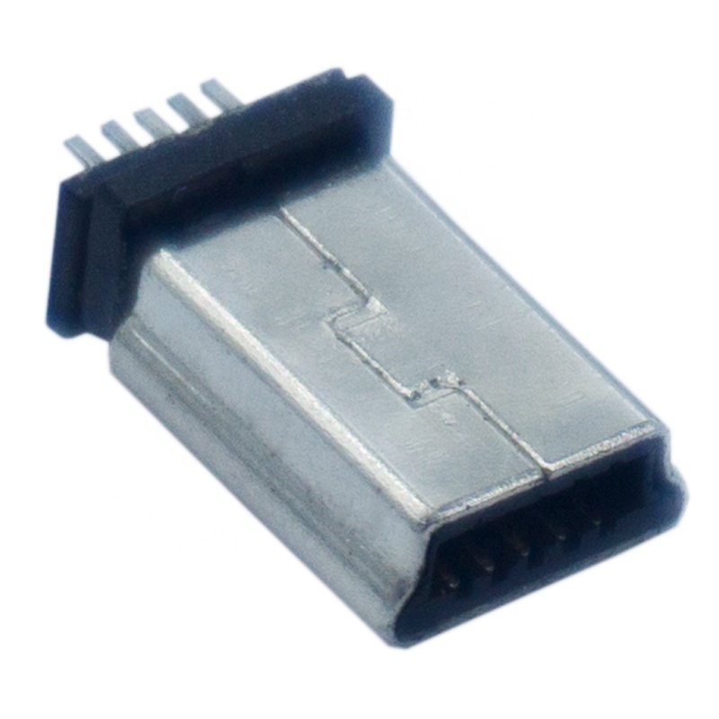 PCB 10 Pin DIP Vertical Male Mini USB Connector For Automotive Electronics