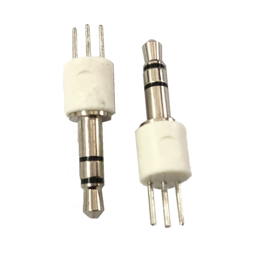 Hot Sale Nickel Plated 3-Pole Stereo Audio Male Plug 2.5mm & 3.5mm PCB Connector High Demand Connectors