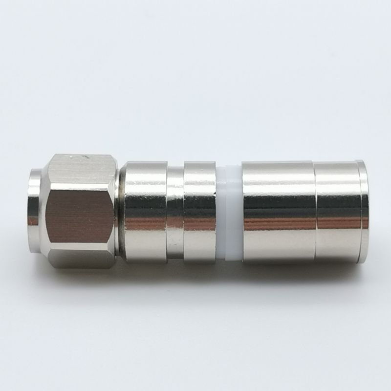 High Quality Waterproof Brass RF Coaxial Compression RG11 F Male Connector