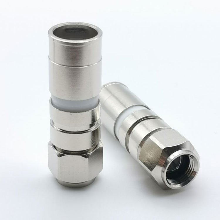 High Quality Waterproof Brass RF Coaxial Compression RG11 F Male Connector