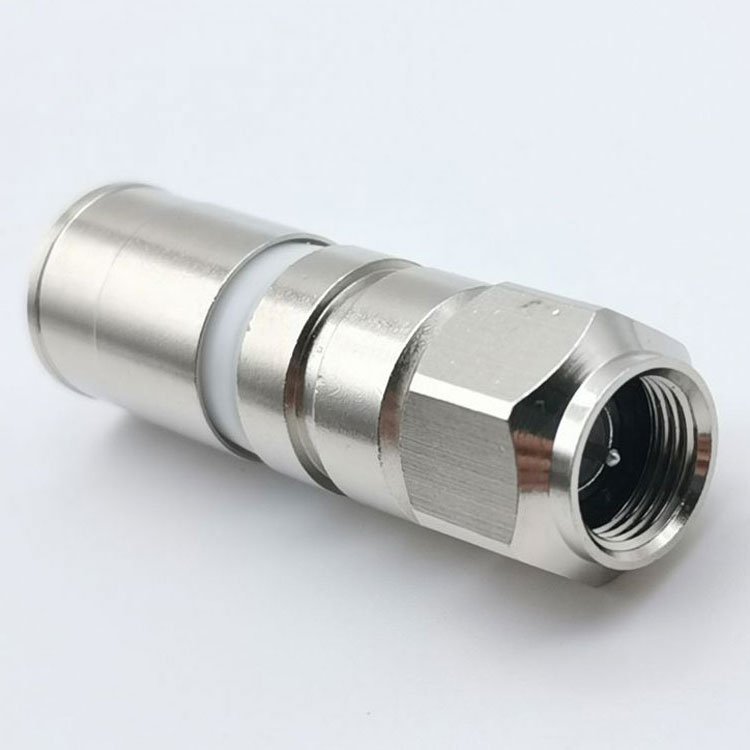 High Quality Waterproof Brass RF Coaxial Compression RG11 F Male Connector