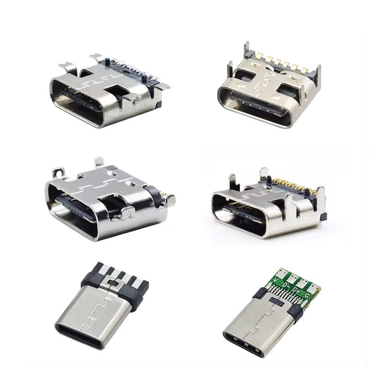 one-stop purchase Male female USB Type C Connector for PCB charging type c usb connector