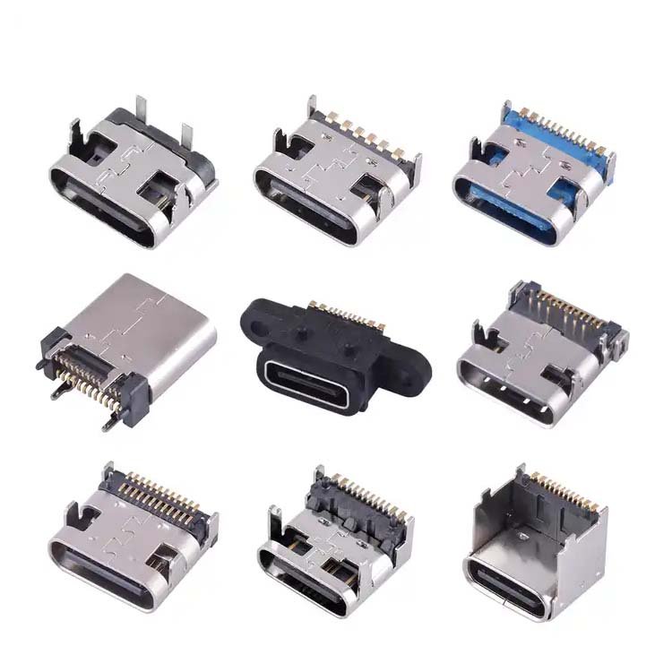 one-stop purchase Male female USB Type C Connector for PCB charging type c usb connector