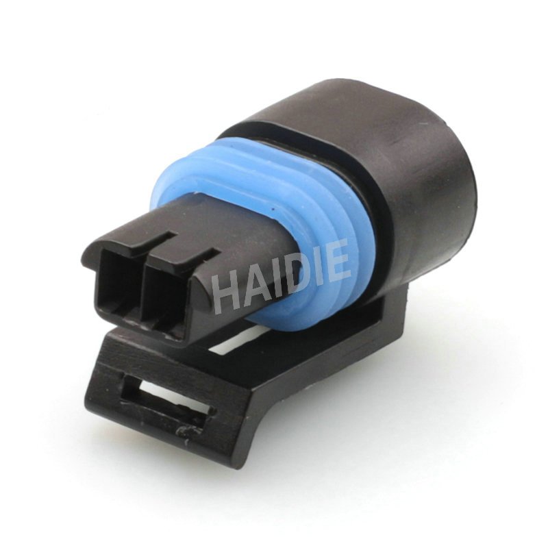 2 pin female pa66 automotive engine water temperature sensor plug connector wire harness for Buick Harvard 12162193