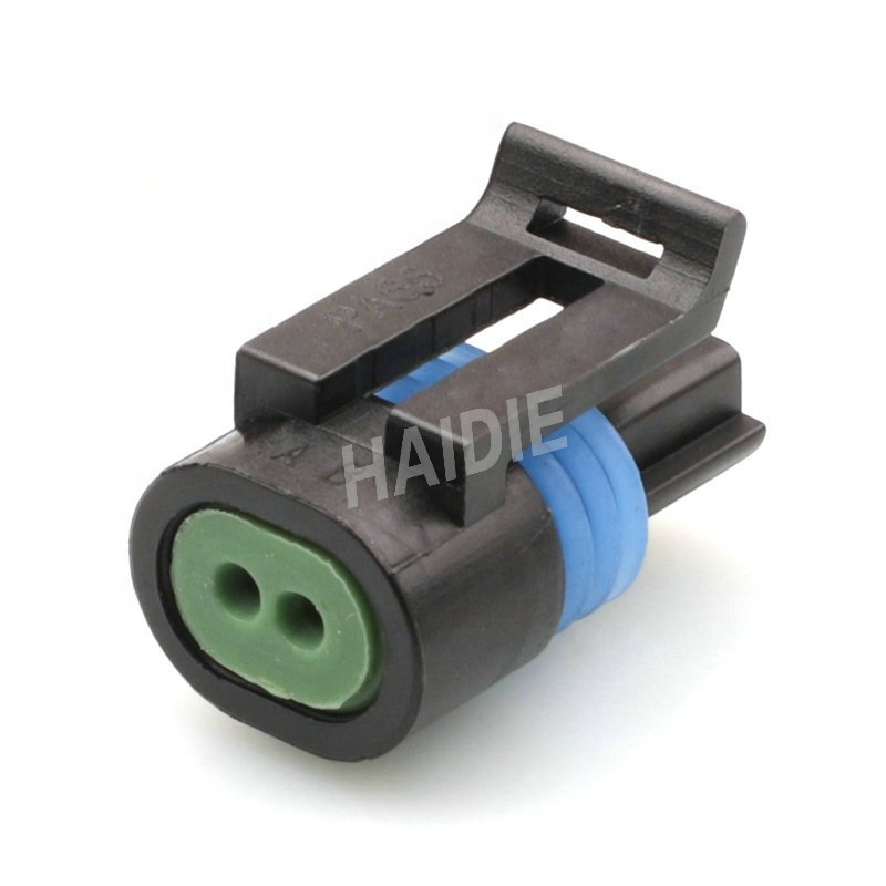 2 pin female pa66 automotive engine water temperature sensor plug connector wire harness for Buick Harvard 12162193