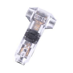 Low Voltage Wire splice connectors Quick Solderless T Tap Connector 1 Pin No Wire-Stripping Required