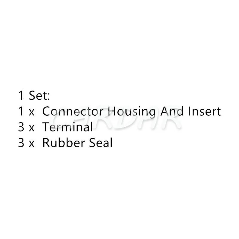 1 Set 3 Pin 282246-1 35790532 Automotive Waterproof Connector Wire Cable Socket EV Sensor Plug For Auto Motorcycles