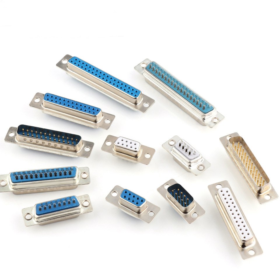 DB9 DB15 DB25 DB37 Female Male PCB Mount serial port Connector Solder Type RS232 serial port socket D-SUB adapter 9/15/25/37pin