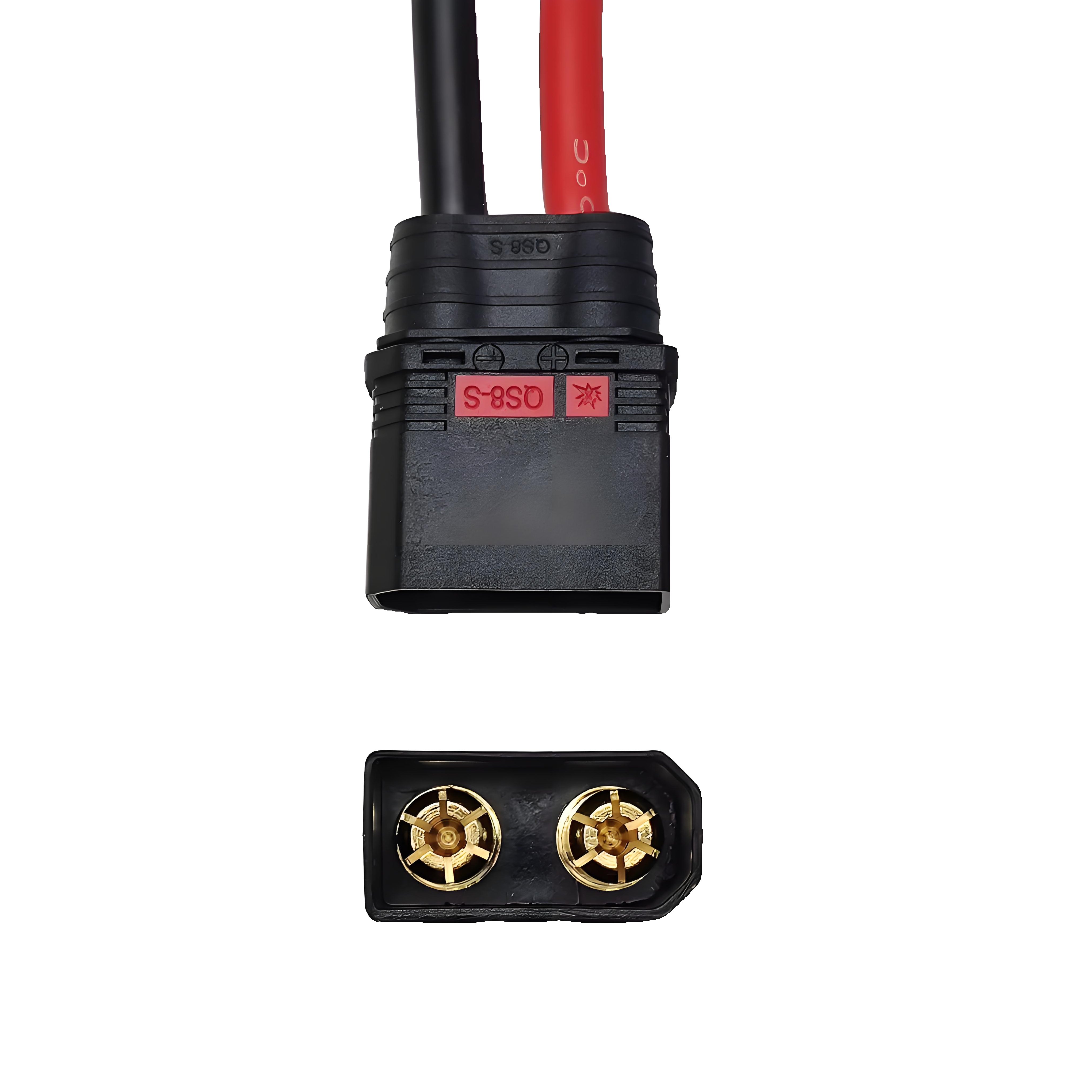 Qs8 Connector Kit,Qs8 Connector Male And Female Kit Rc Battery Esc Connector Plug For Remote Control Qs8