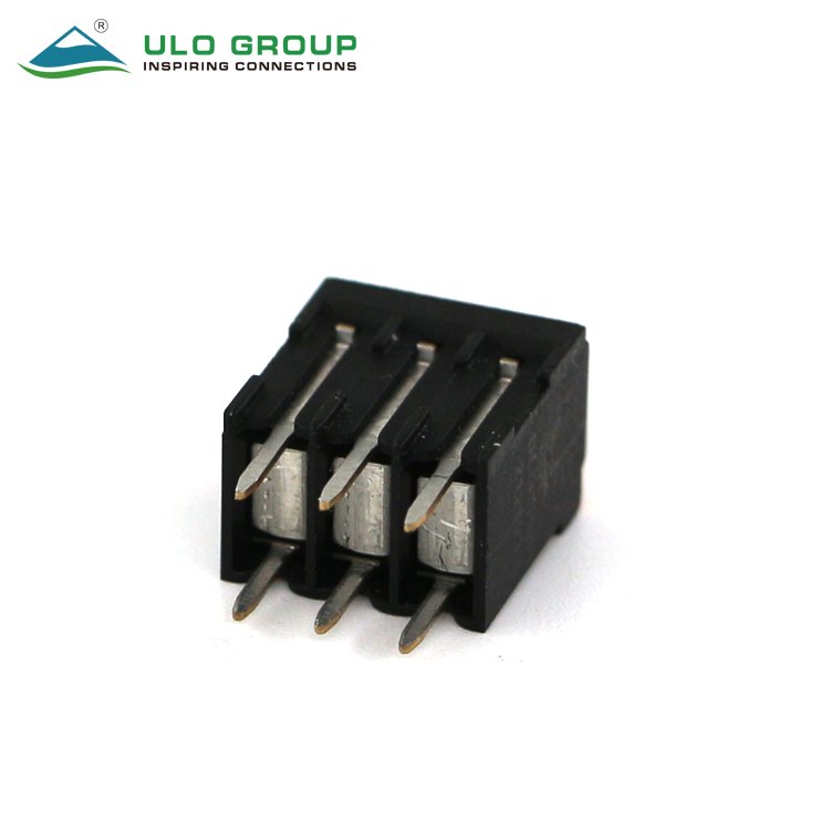 pcb board terminal block spring terminal blocks screwless electrical connector fixed for pcb 3.5mm ptich