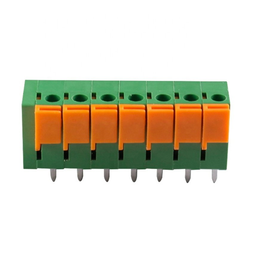 Spring terminal blocks KF250-2.5/3.5 KF235-5.0 5.08 screwless terinal blocks wire connector